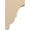Ekena Millwork 6"W x 12"D x 18"H Classic Asheboro Rough Cedar Woodgrain TimberThane Corbel, Primed Tan CORUR06X12X18ASHRCPR - alternate 4